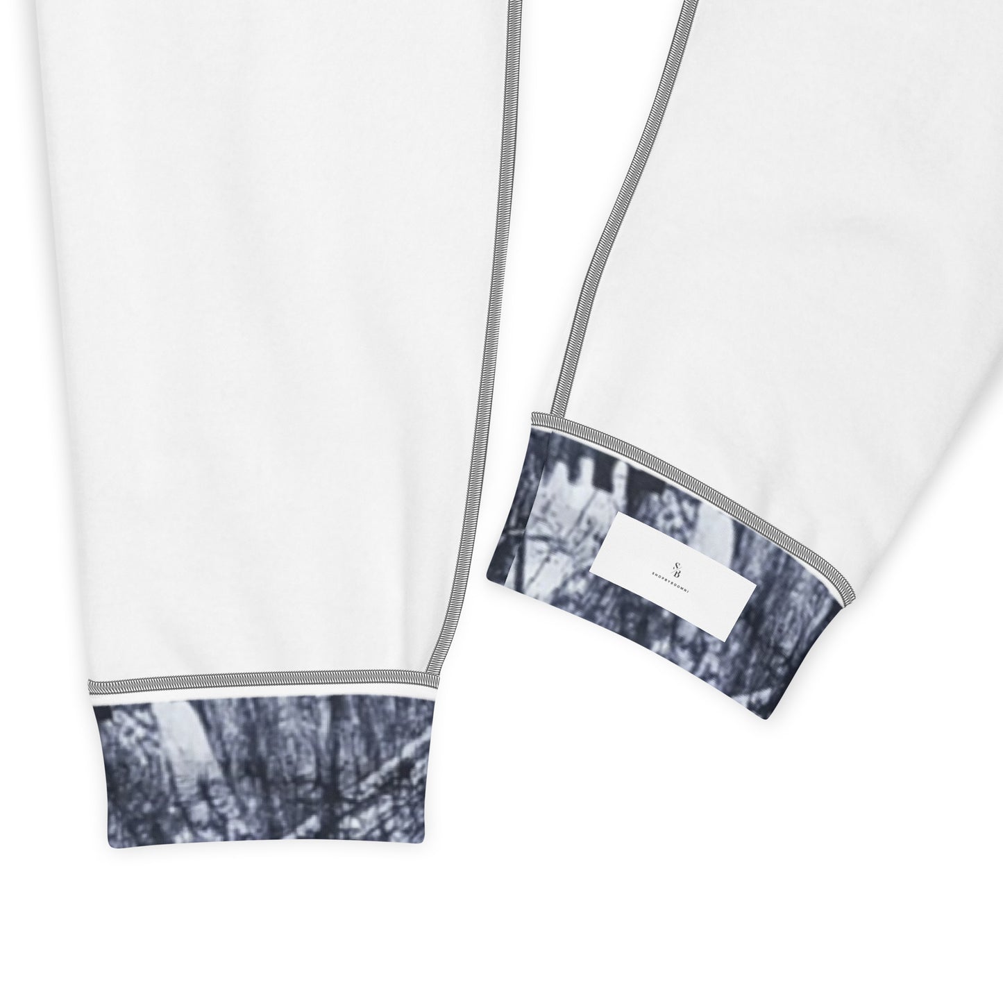 Dark Blue And White Adire Women's Joggers