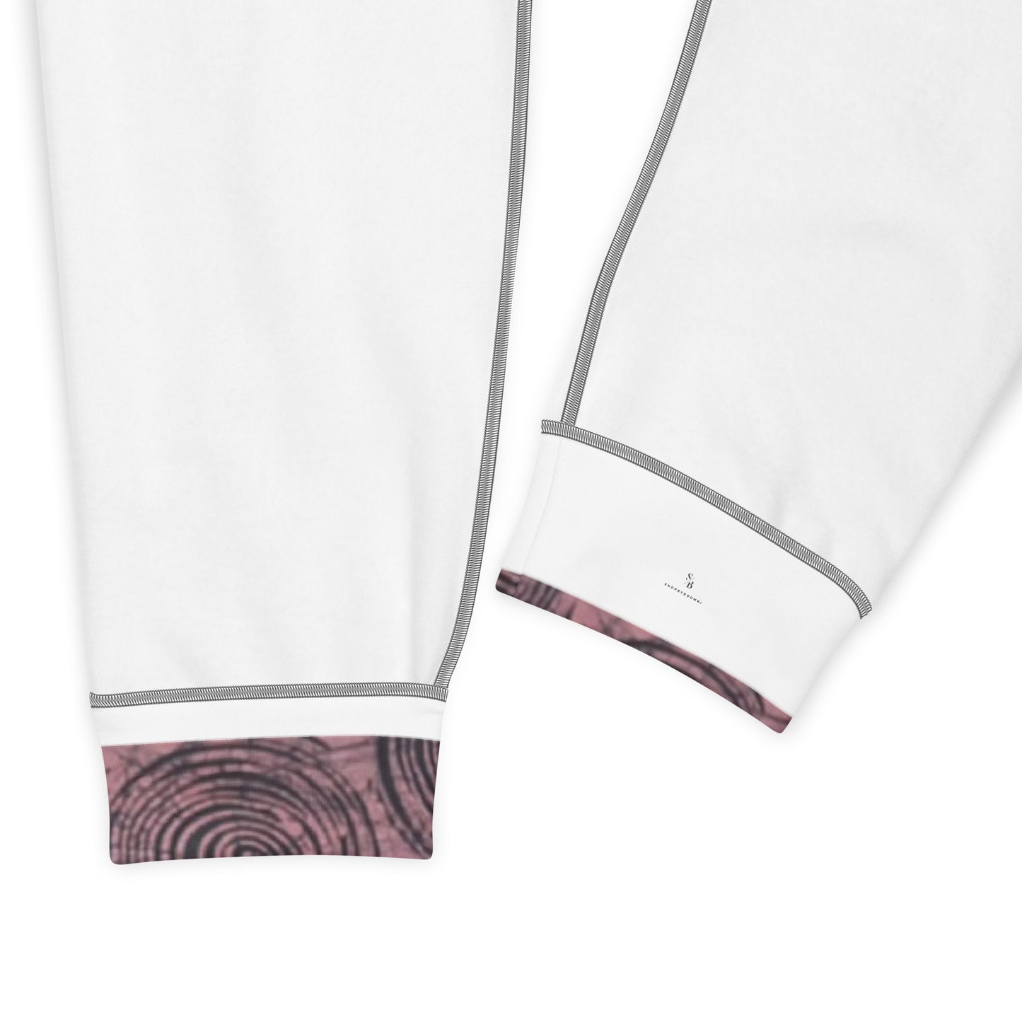 Pink And Black Swirl Adire Women's Joggers