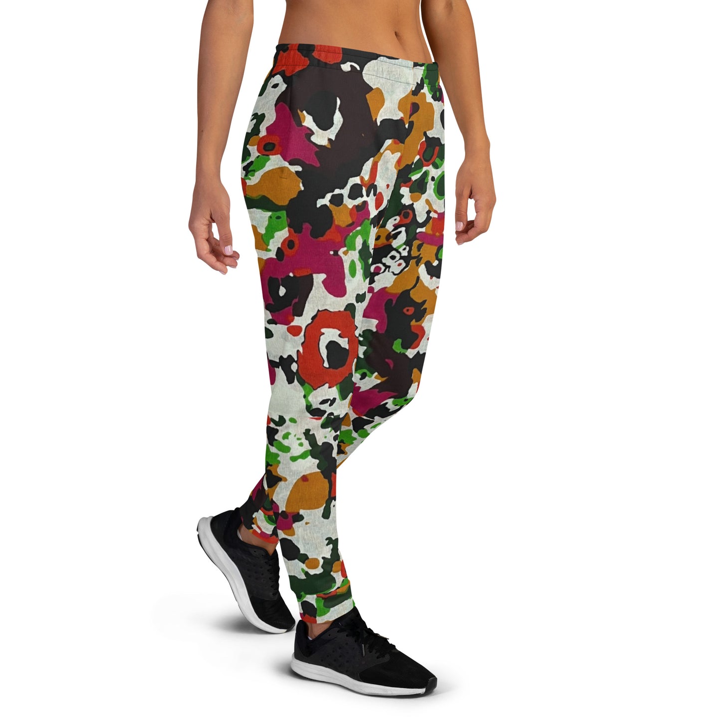 Multicolour Paint Ankara Women's Joggers