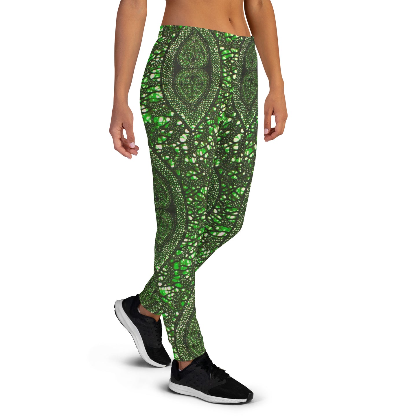 Green Peas Ankara Women's Joggers