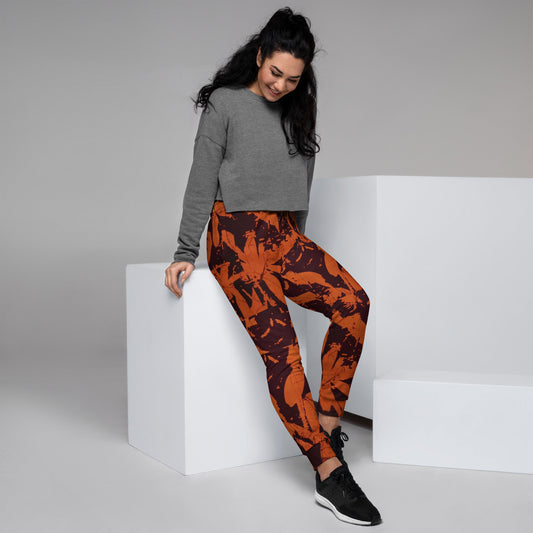 Orange Adire Women's Joggers