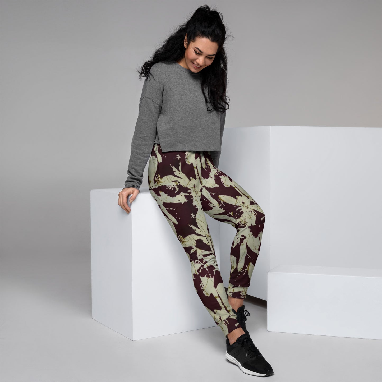 Brown Adire Women's Joggers