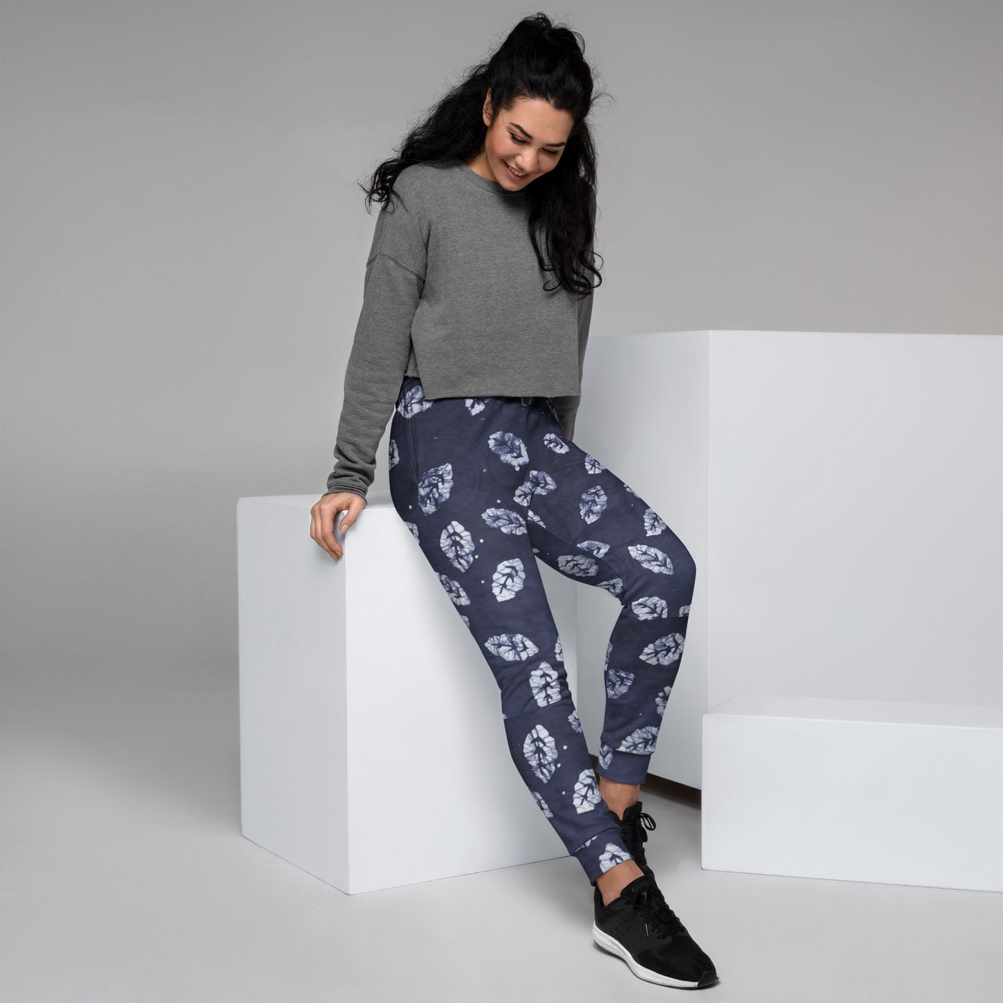 Indigo Leaf Adire Women's Joggers