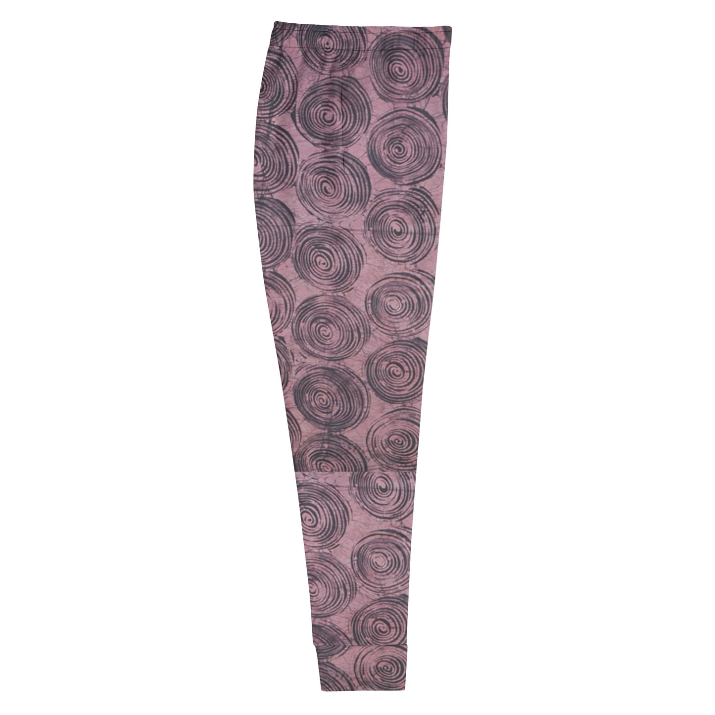 Pink And Black Swirl Adire Women's Joggers