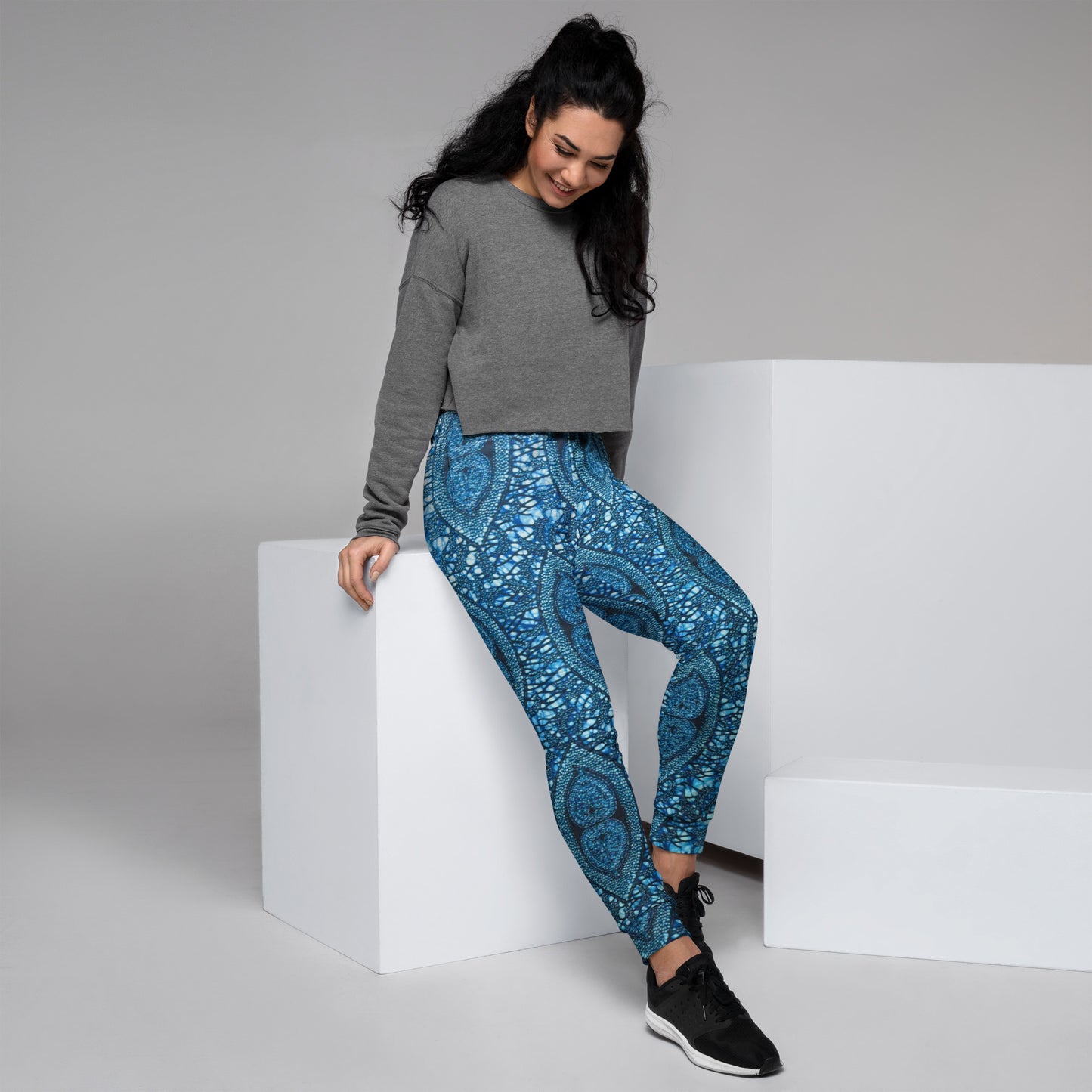 Blue Peas Ankara Women's Joggers