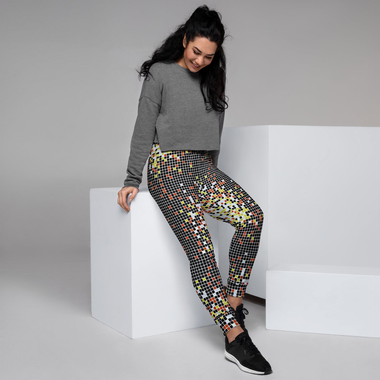 Graphic Square Ankara Women's Joggers