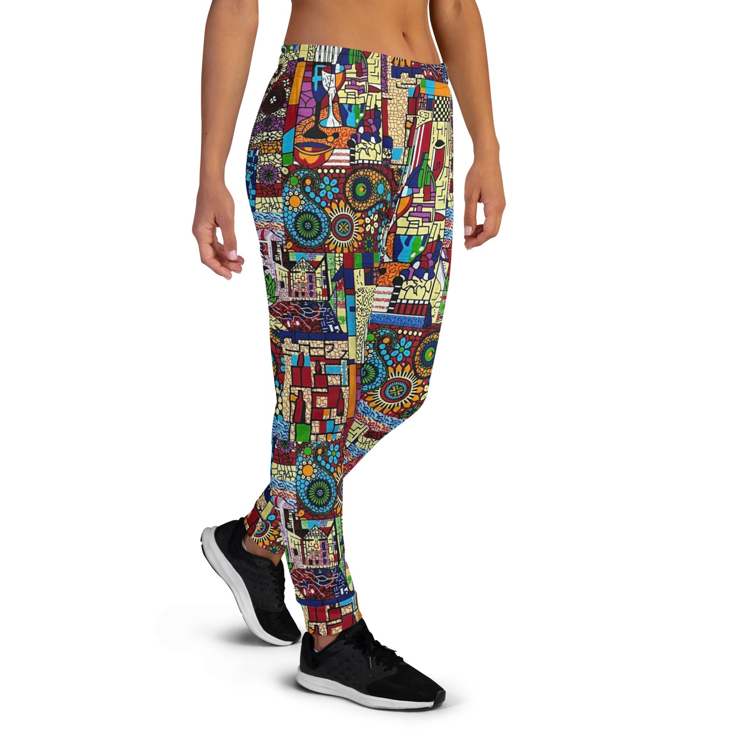 Colourful Artsy Ankara Women's Joggers