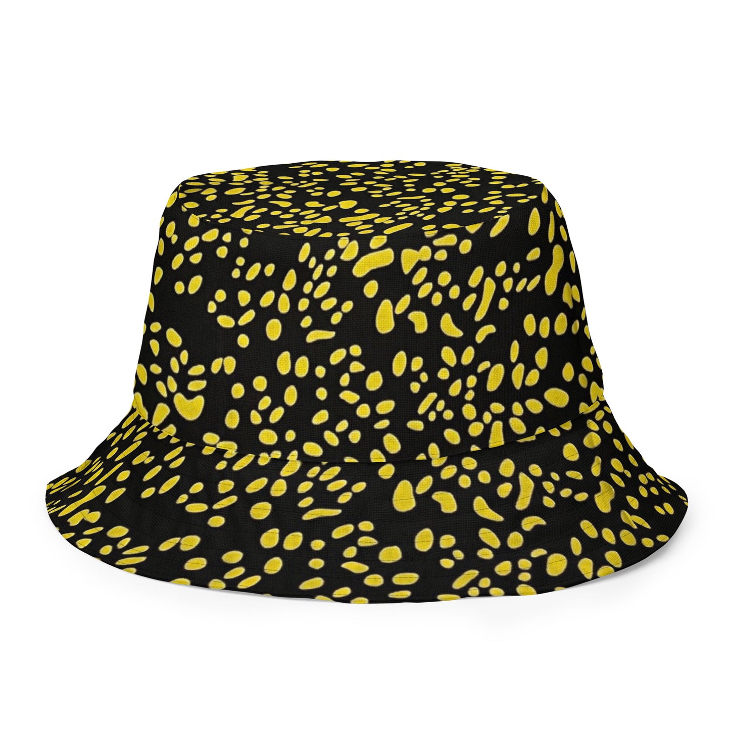 Yellow & White Dots Bucket Hat