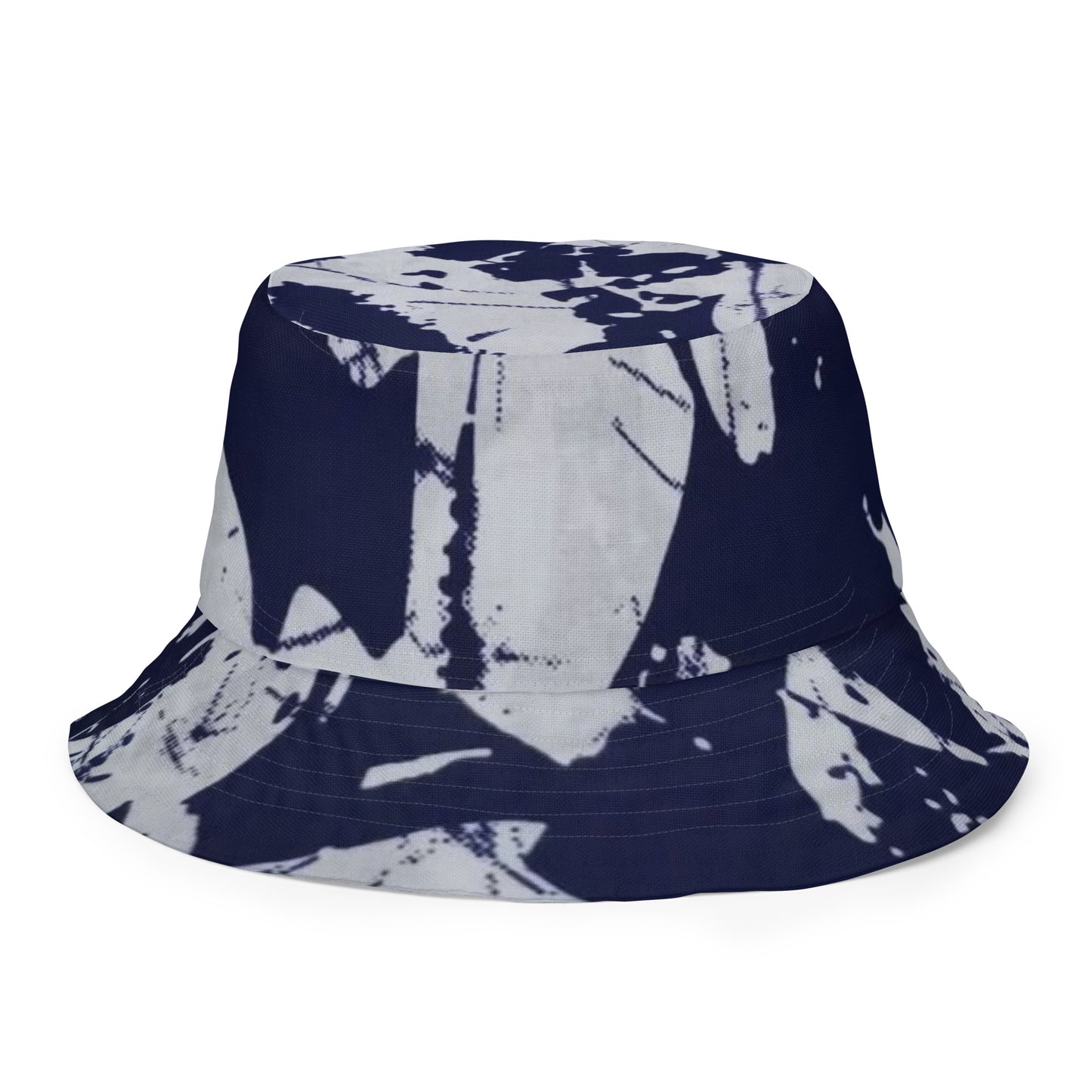 Blue Green Adire Bucket Hat