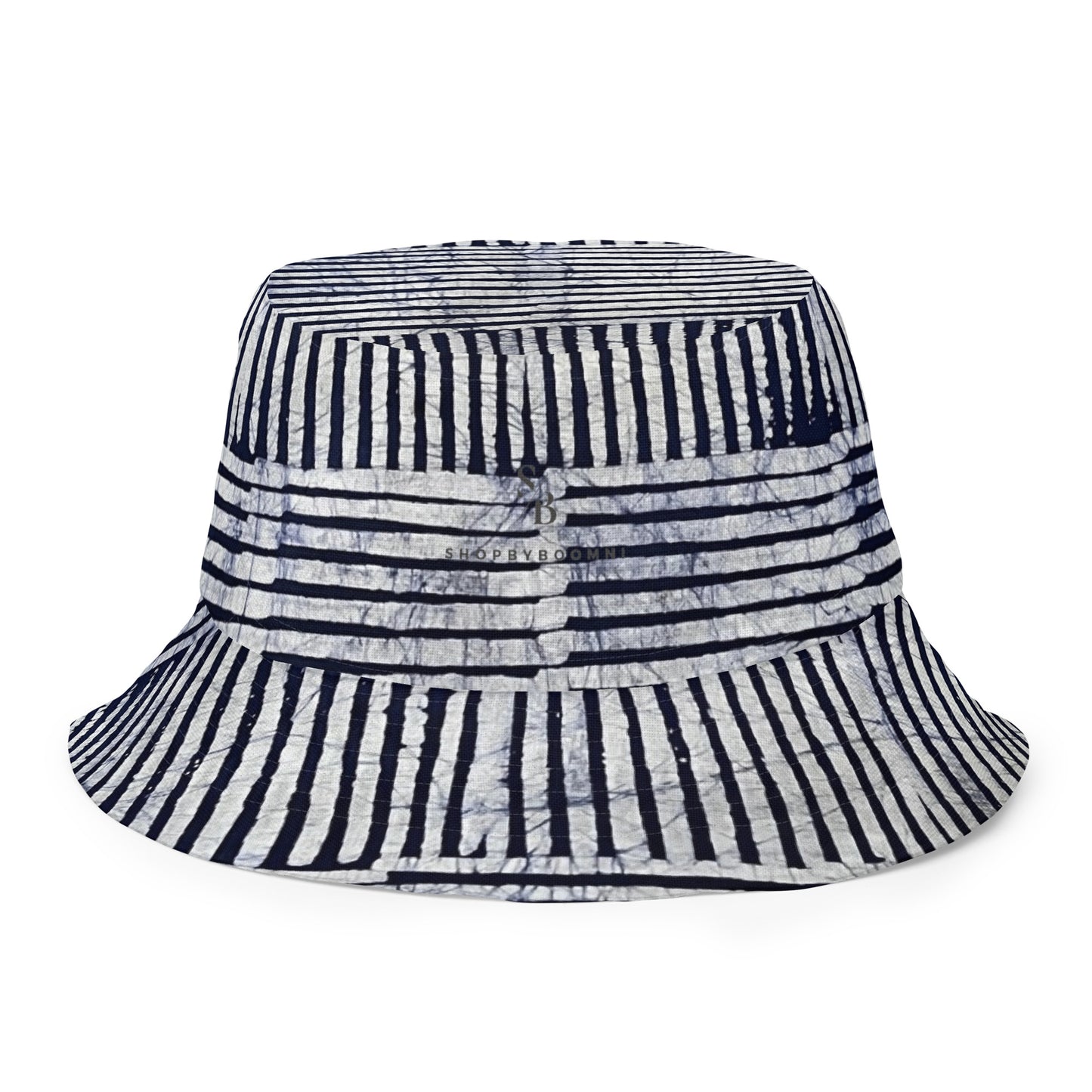 Stripey Adire Bucket Hat