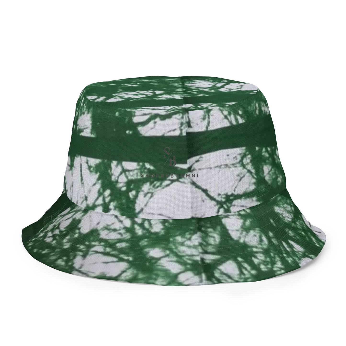 Blue Green Adire Bucket Hat