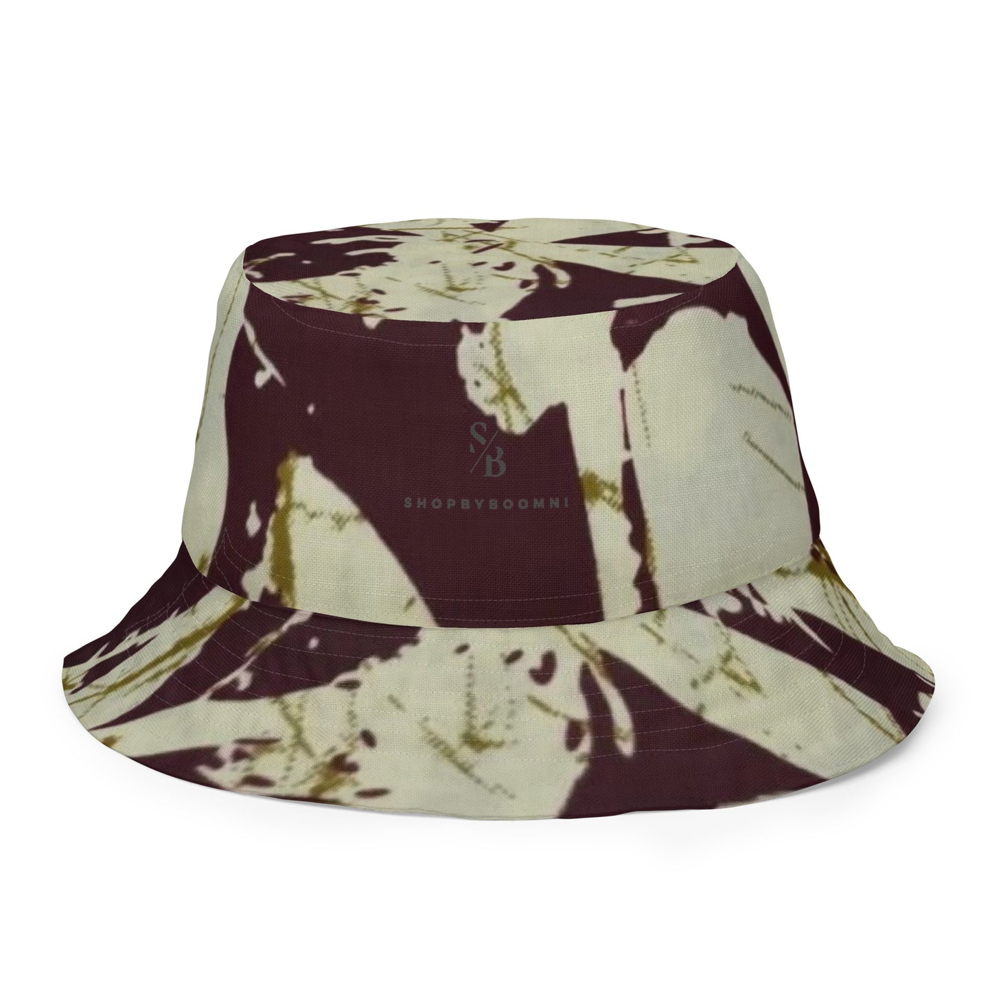 Orange Brown Bucket Hat