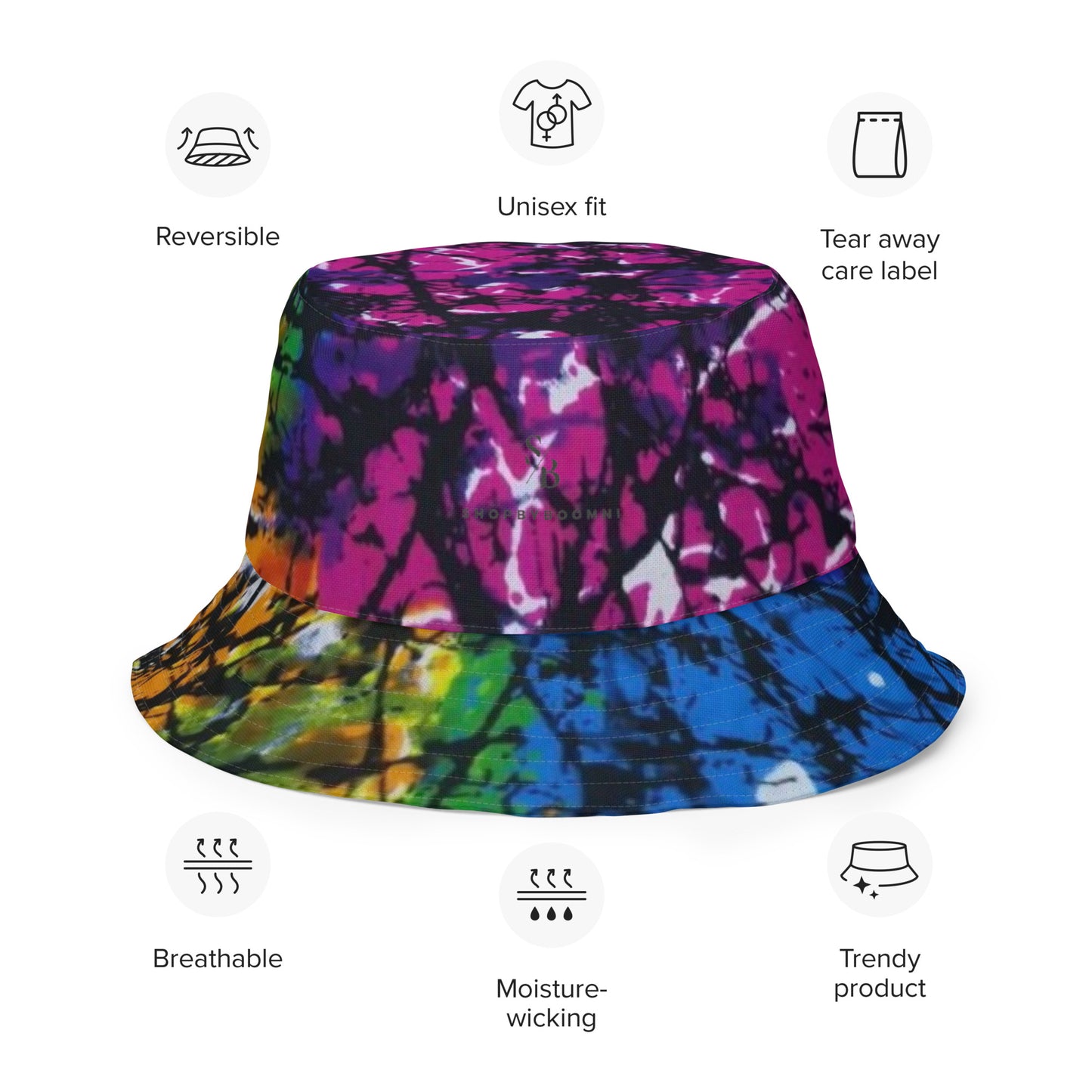 Colourful Adire Bucket Hat