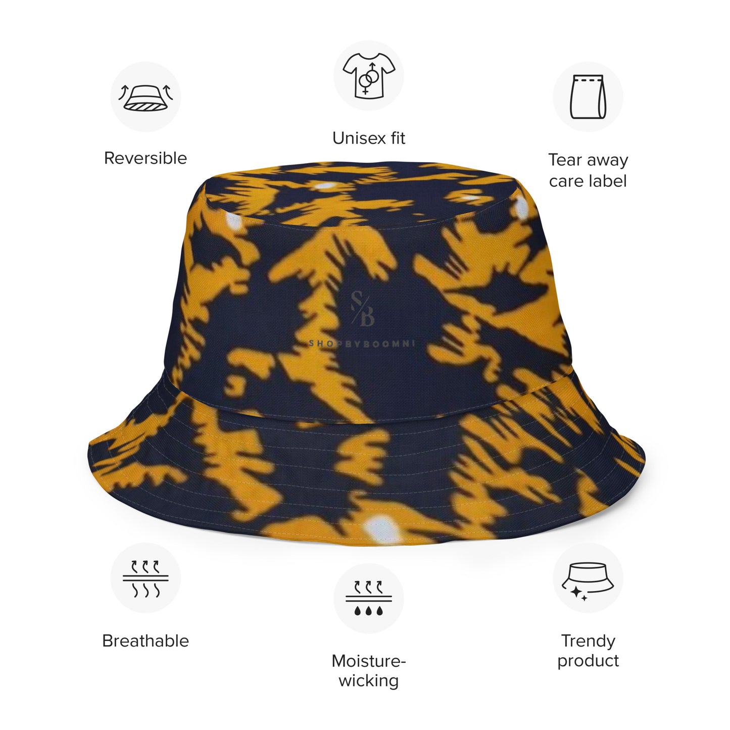 Yellow Leopard Bucket Hat