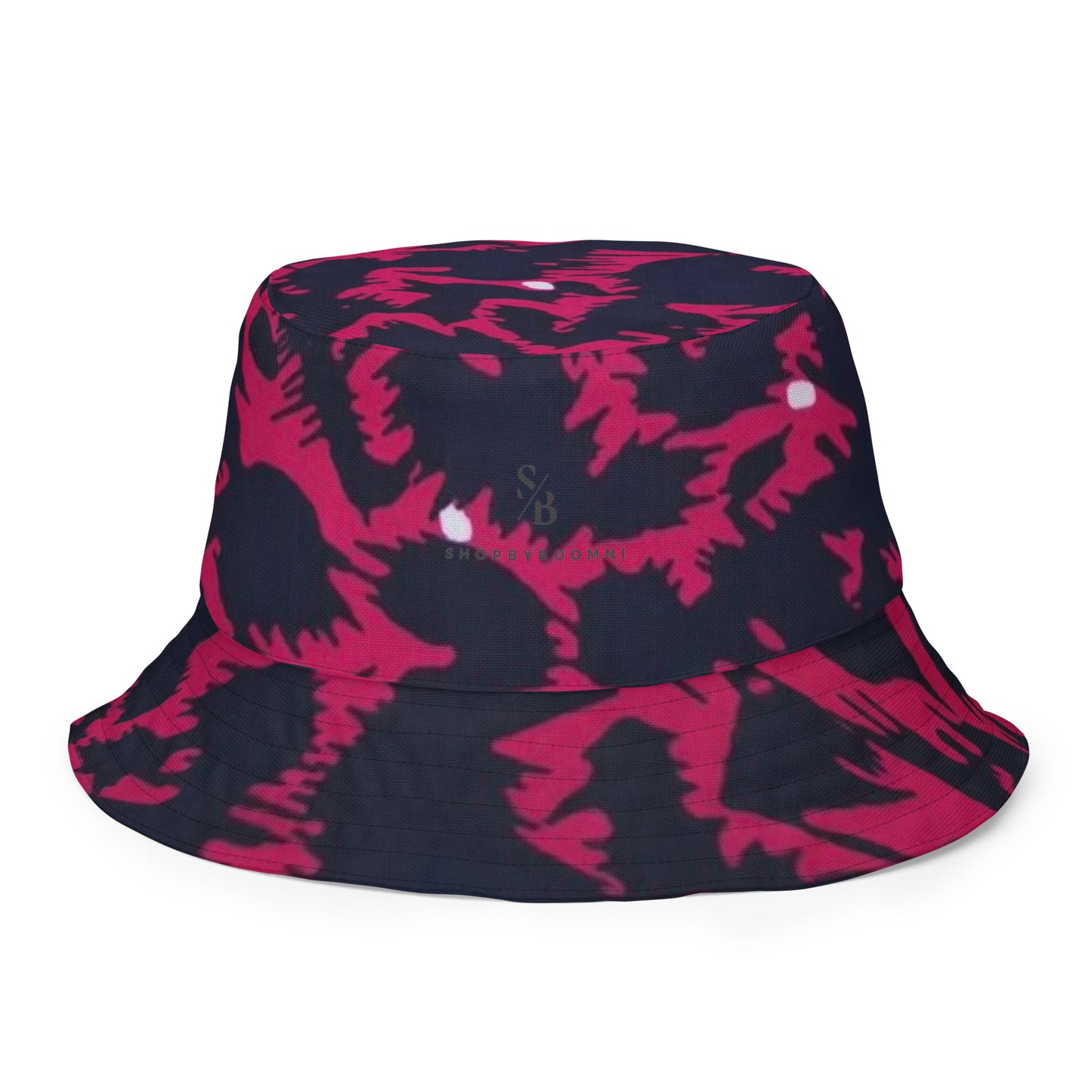 Orange Pink Leopard Bucket Hat