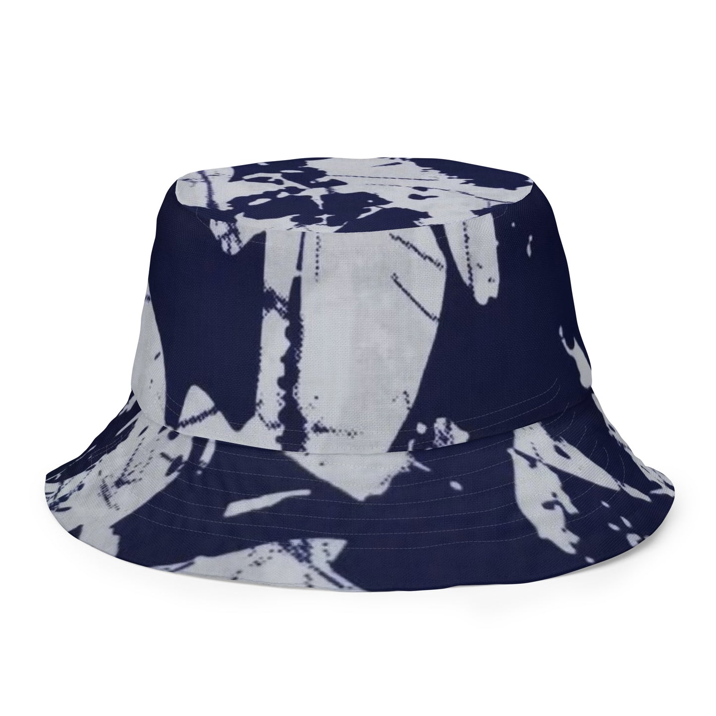 Blue Green Adire Bucket Hat