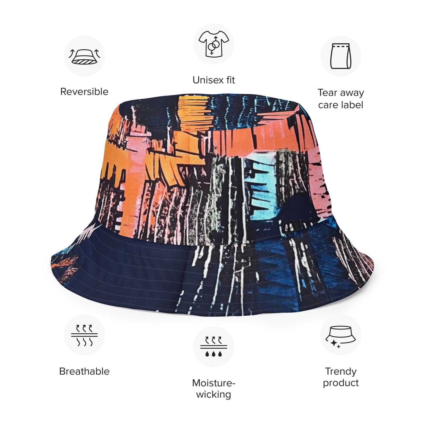 Colourful Adire Bucket Hat