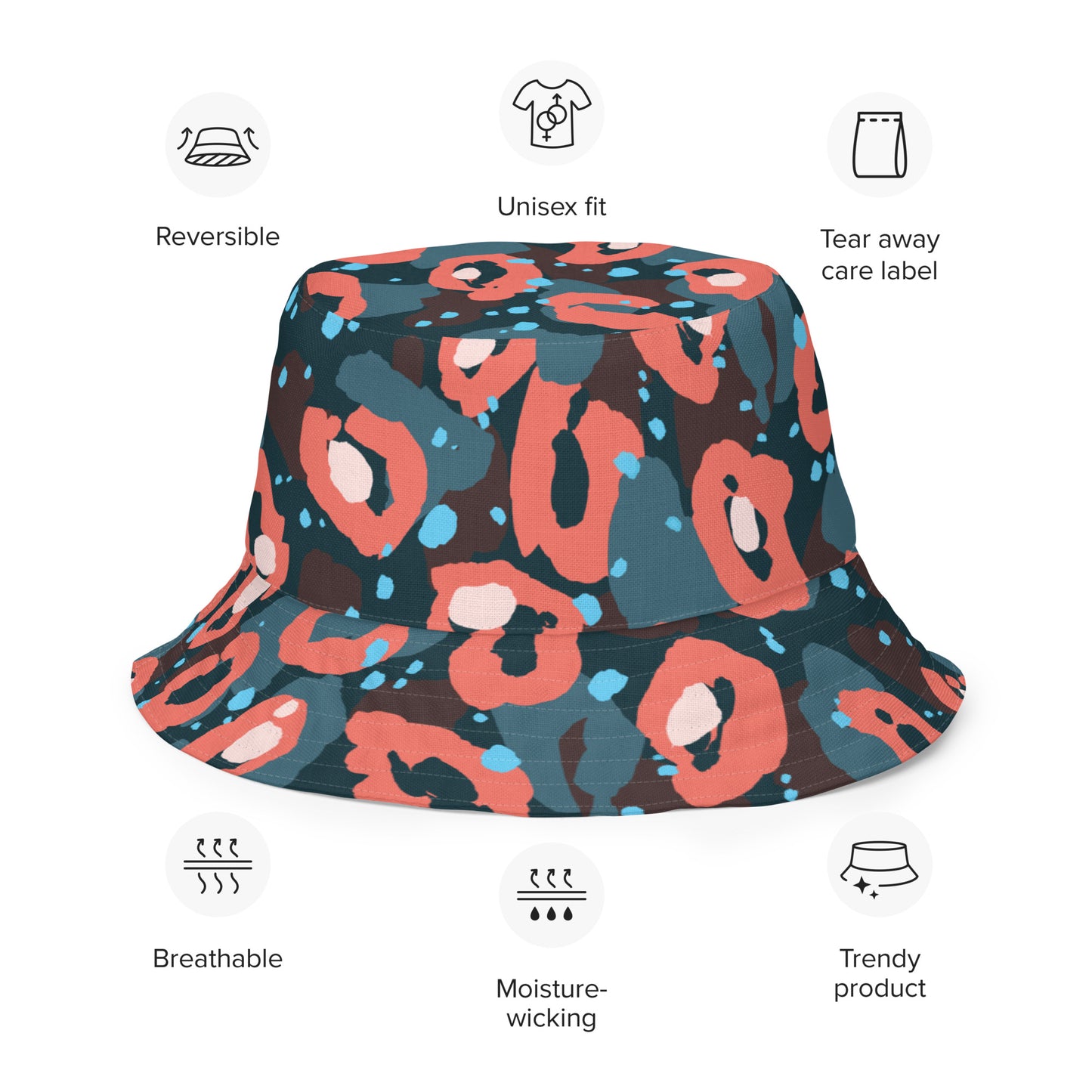 Speckled Leopard Bucket Hat