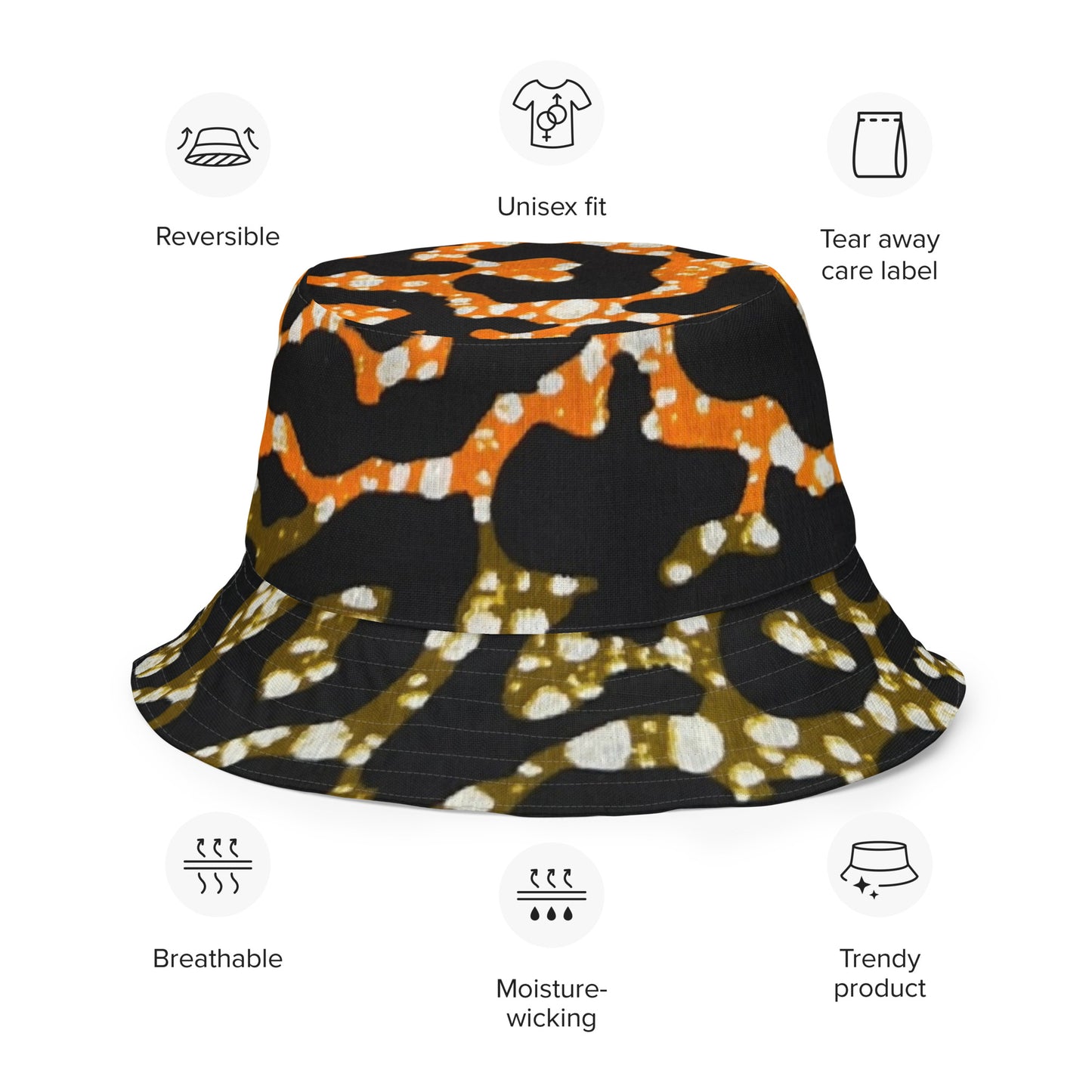 Yellow Leopard Bucket Hat