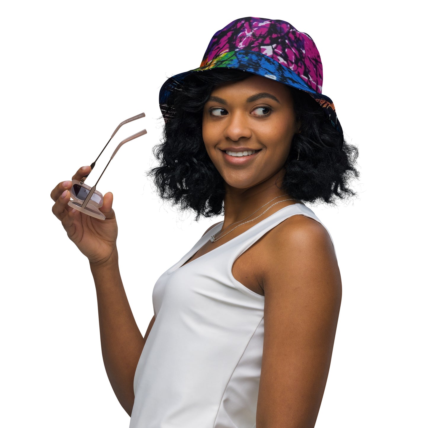 Colourful Adire Bucket Hat