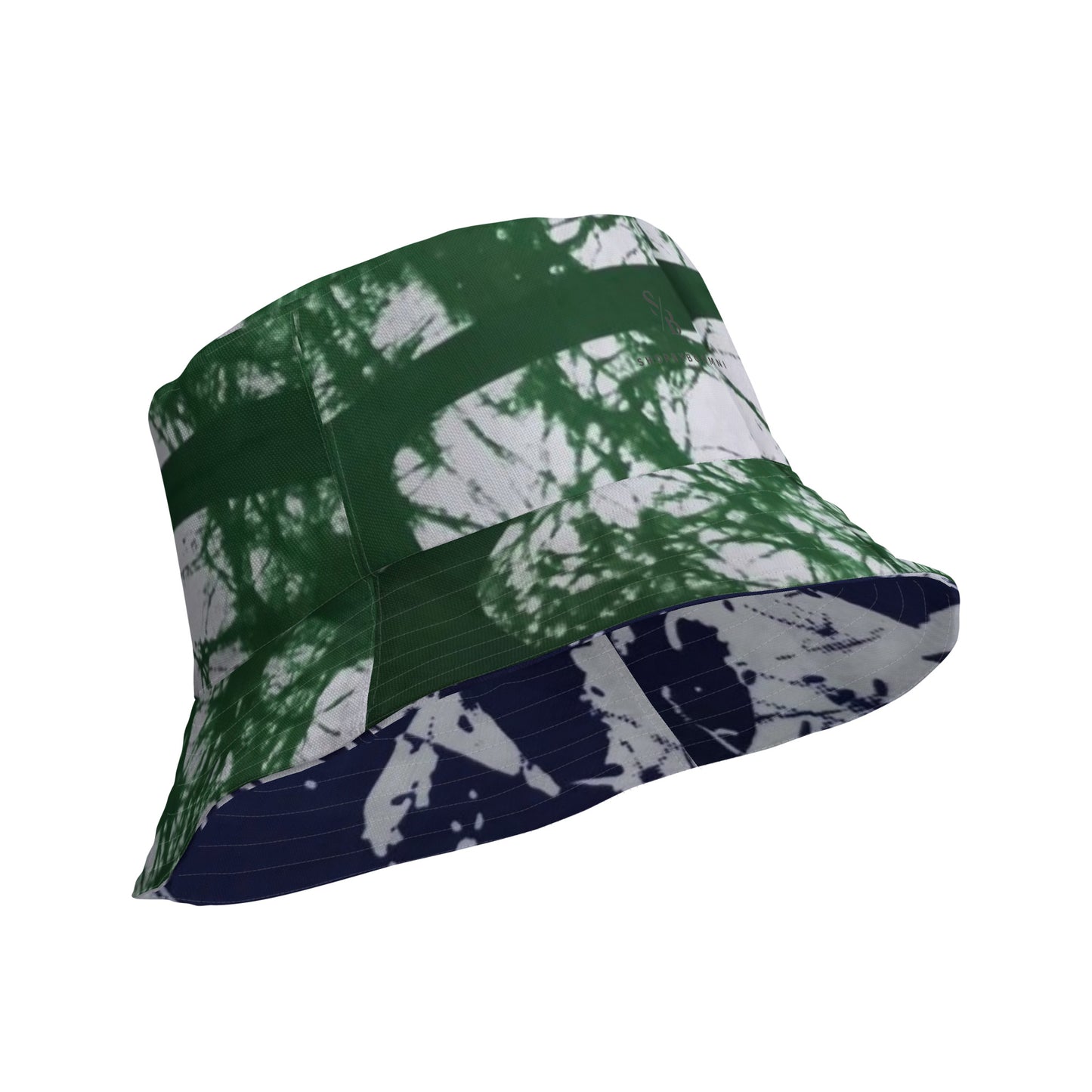 Blue Green Adire Bucket Hat