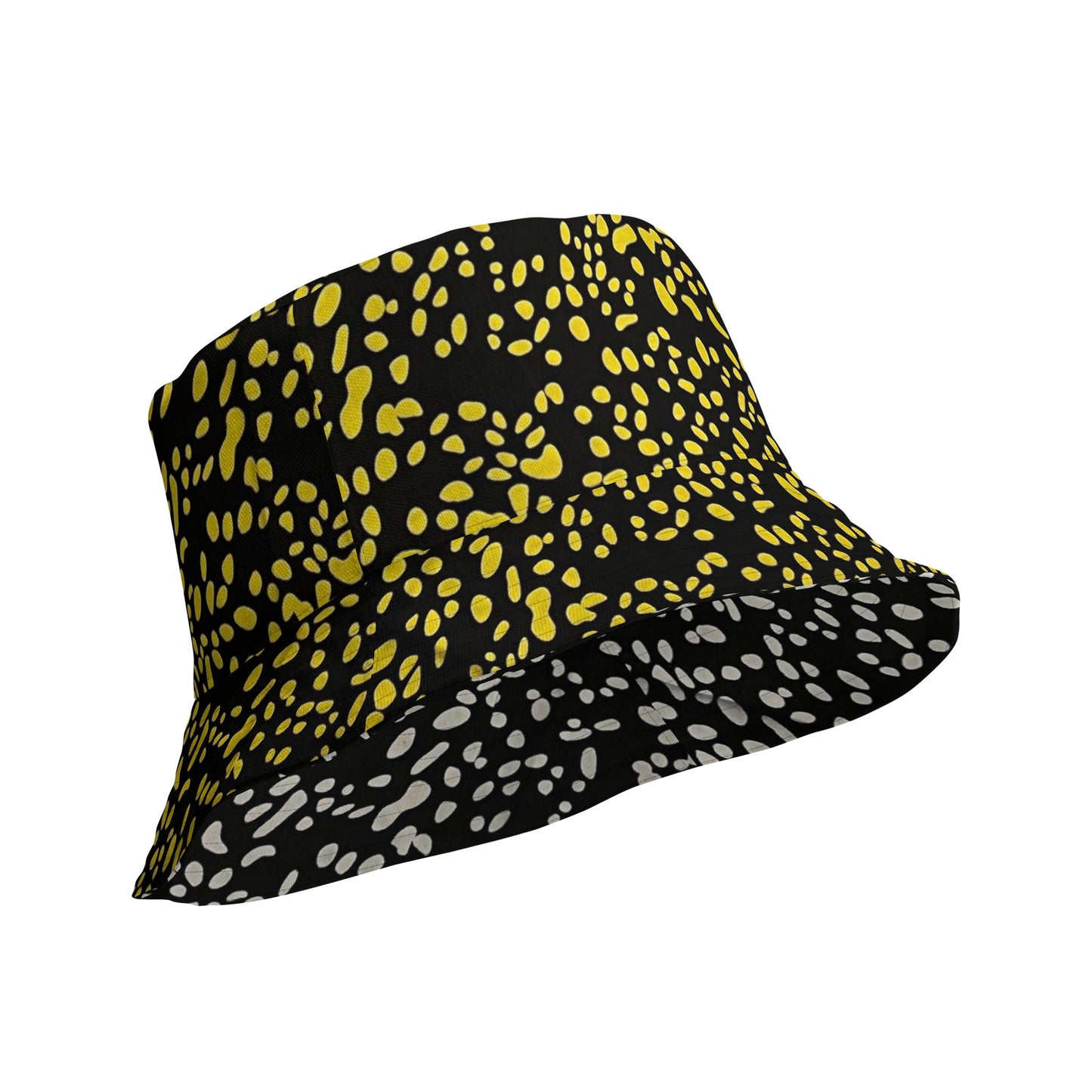 Yellow & White Dots Bucket Hat