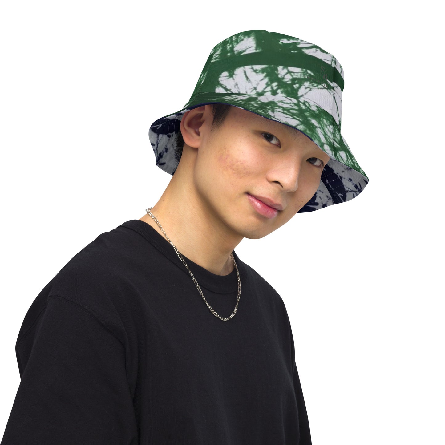 Blue Green Adire Bucket Hat