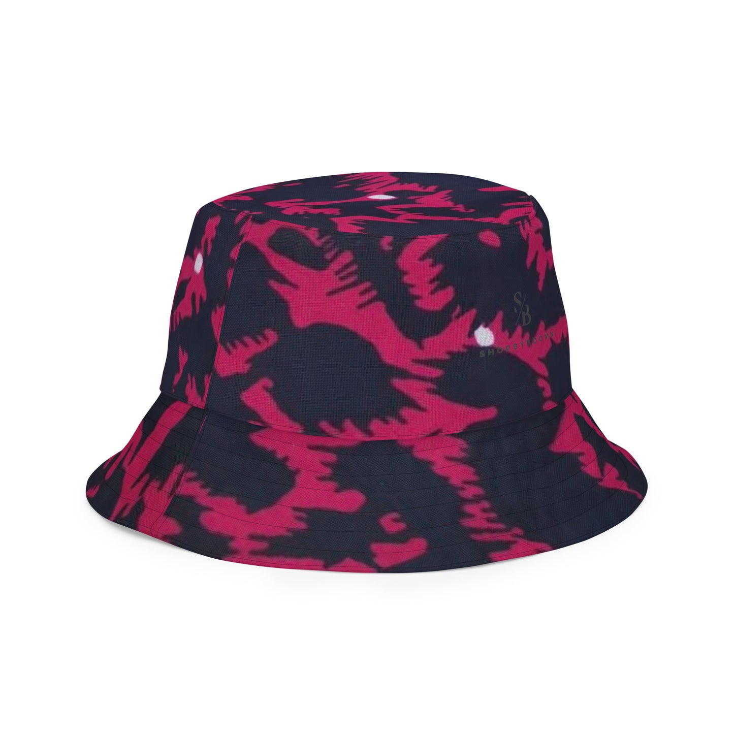 Orange Pink Leopard Bucket Hat