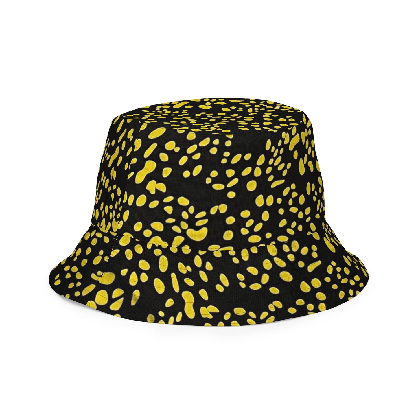 Yellow & White Dots Bucket Hat