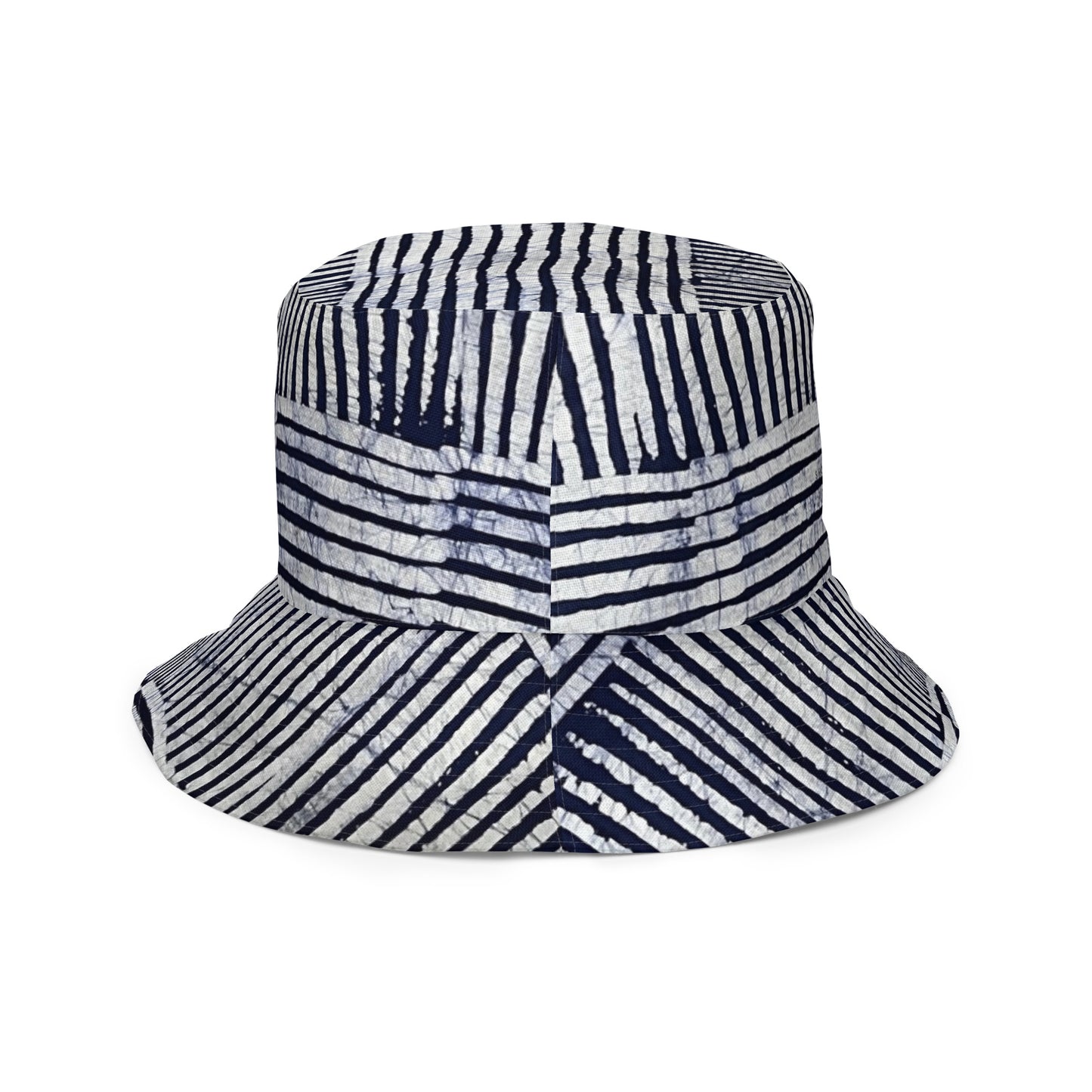 Stripey Adire Bucket Hat