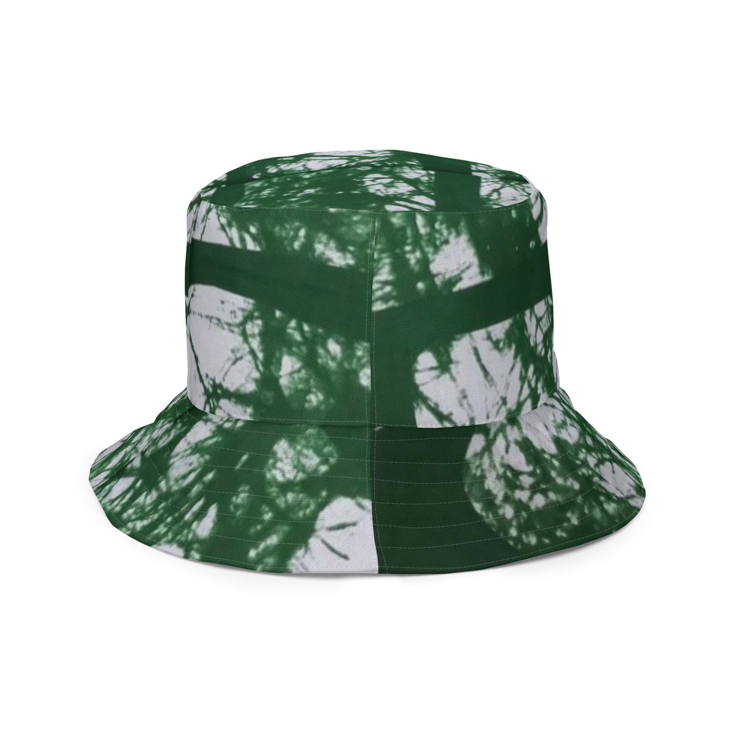 Blue Green Adire Bucket Hat