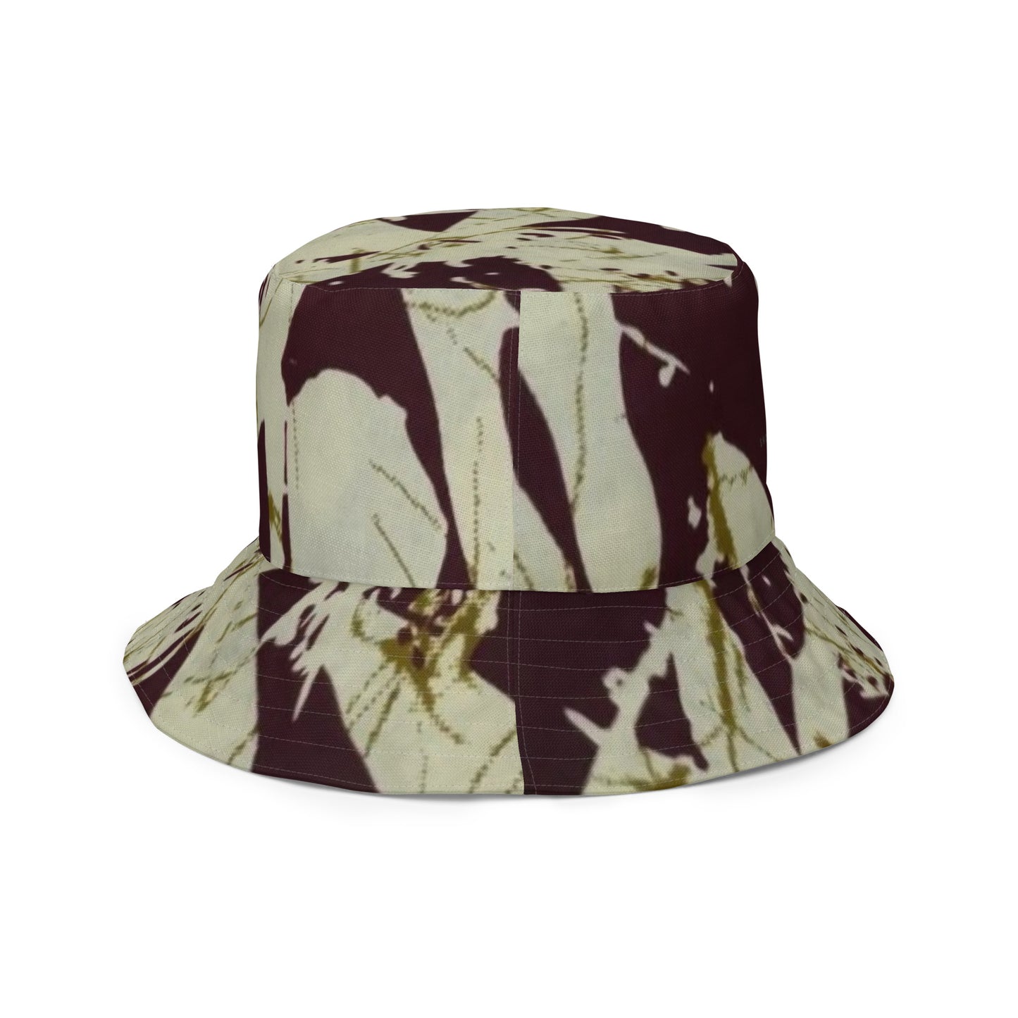 Orange Brown Bucket Hat