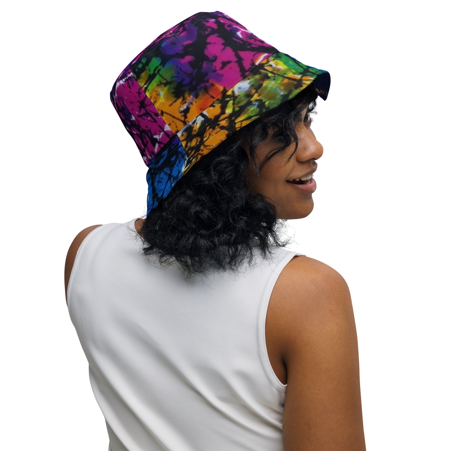 Colourful Adire Bucket Hat