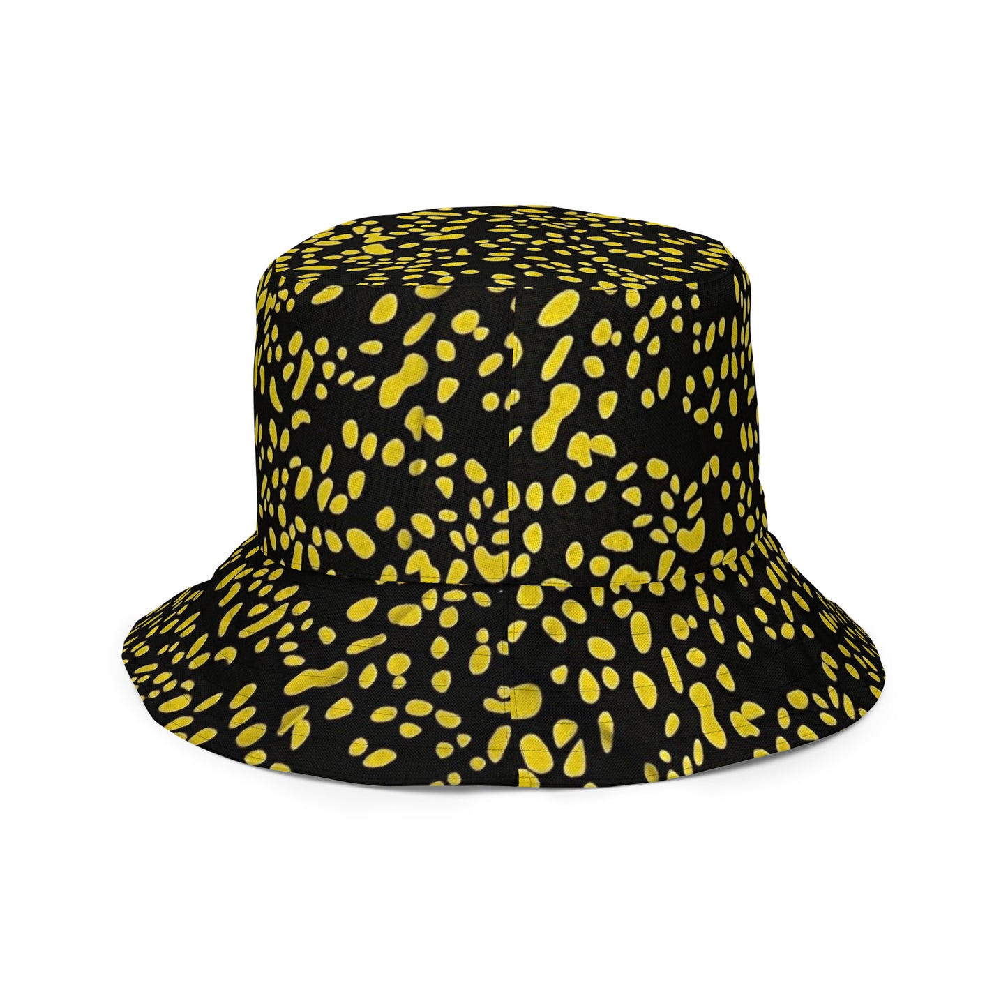 Yellow & White Dots Bucket Hat