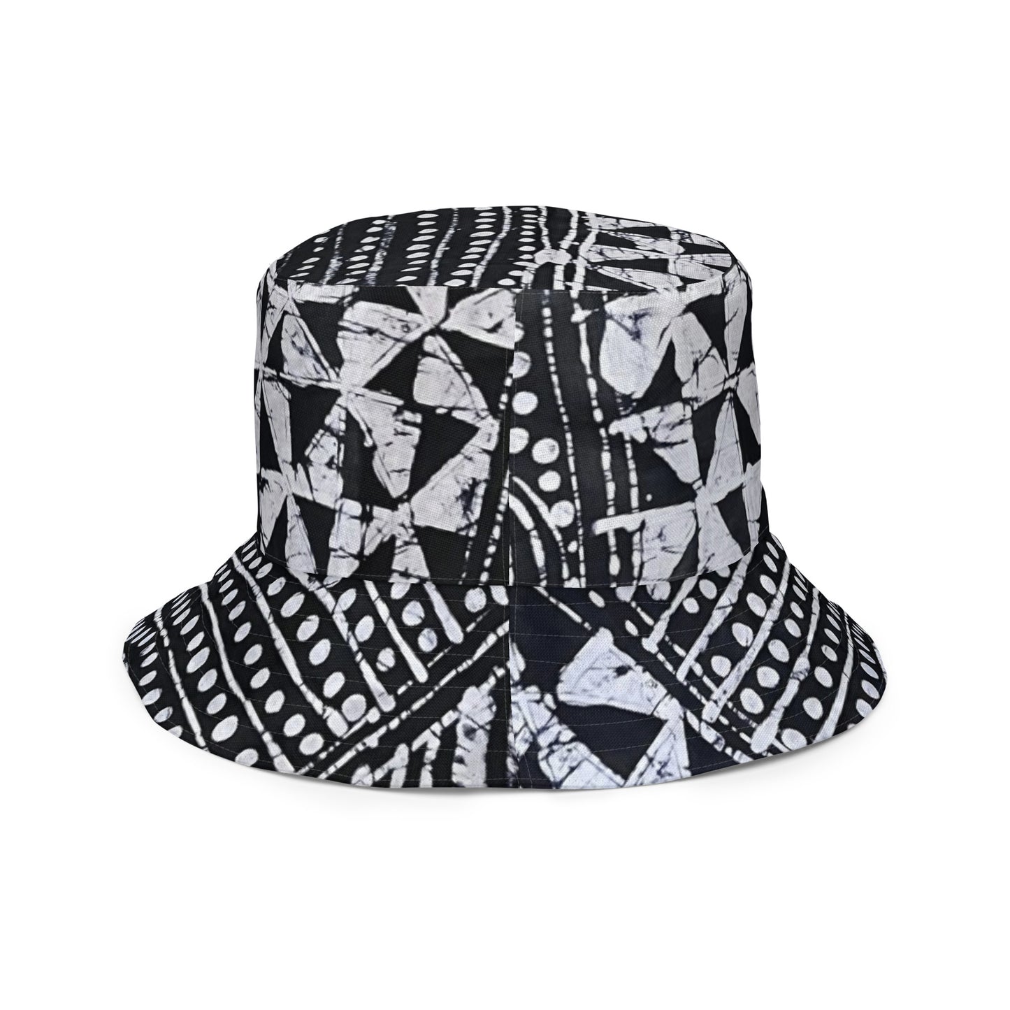 Stripey Adire Bucket Hat