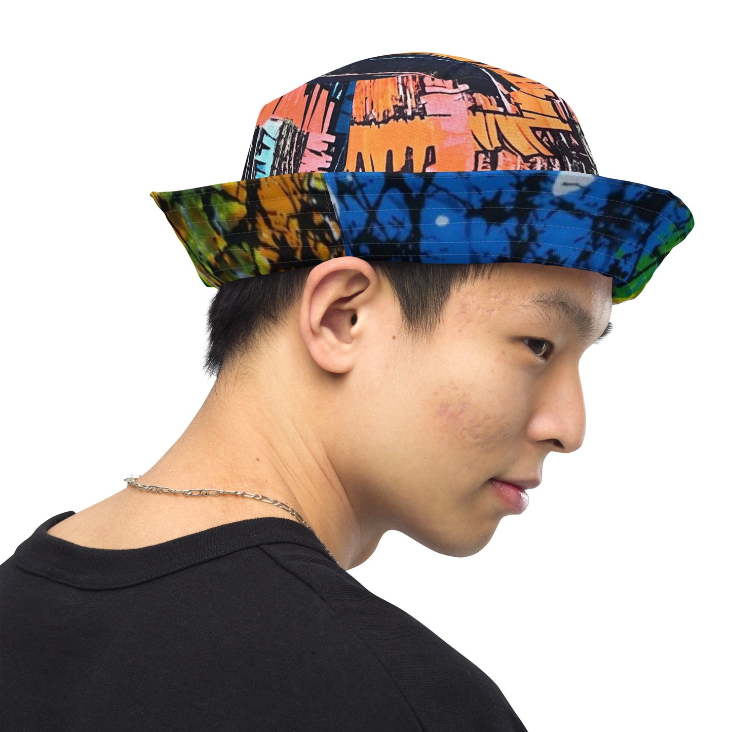 Colourful Adire Bucket Hat