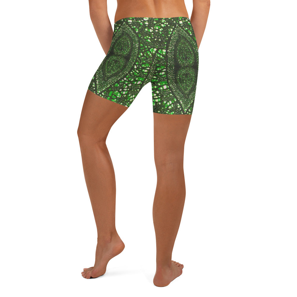 Green Peas Ankara Shorts