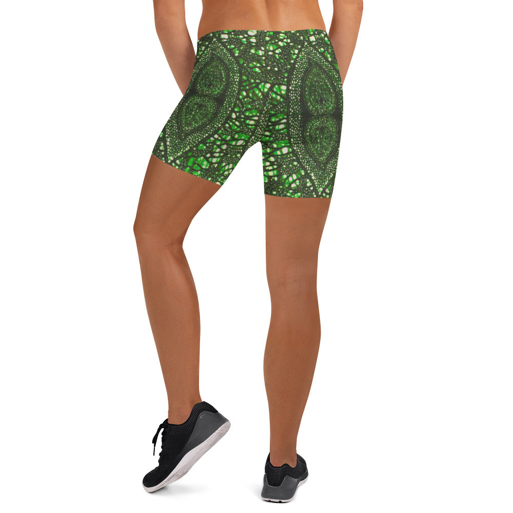 Green Peas Ankara Shorts