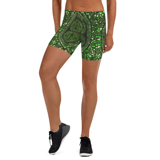 Green Peas Ankara Shorts