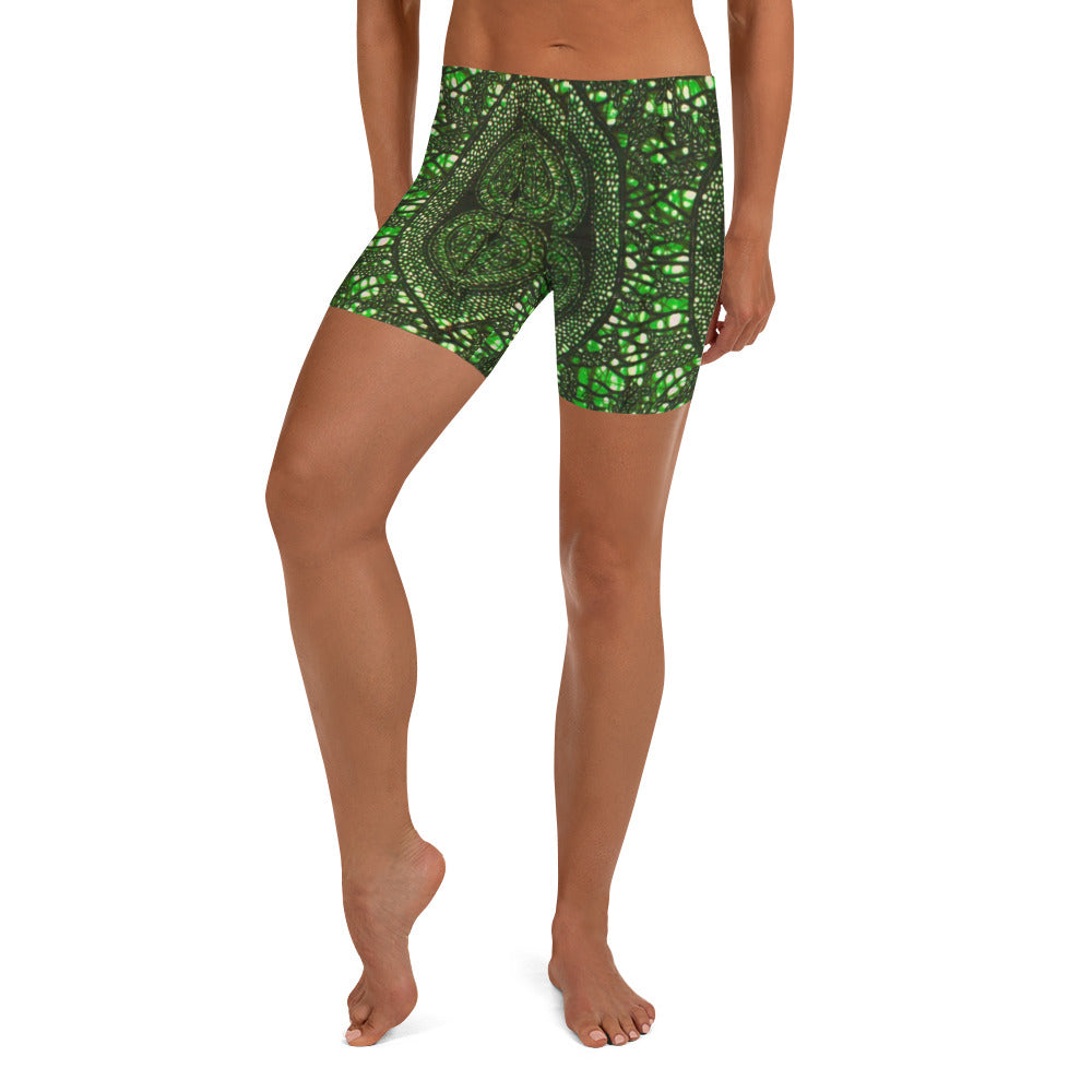 Green Peas Ankara Shorts