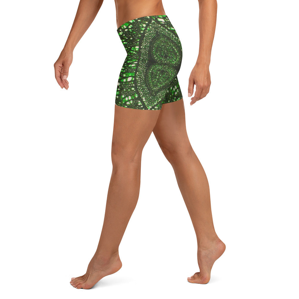 Green Peas Ankara Shorts