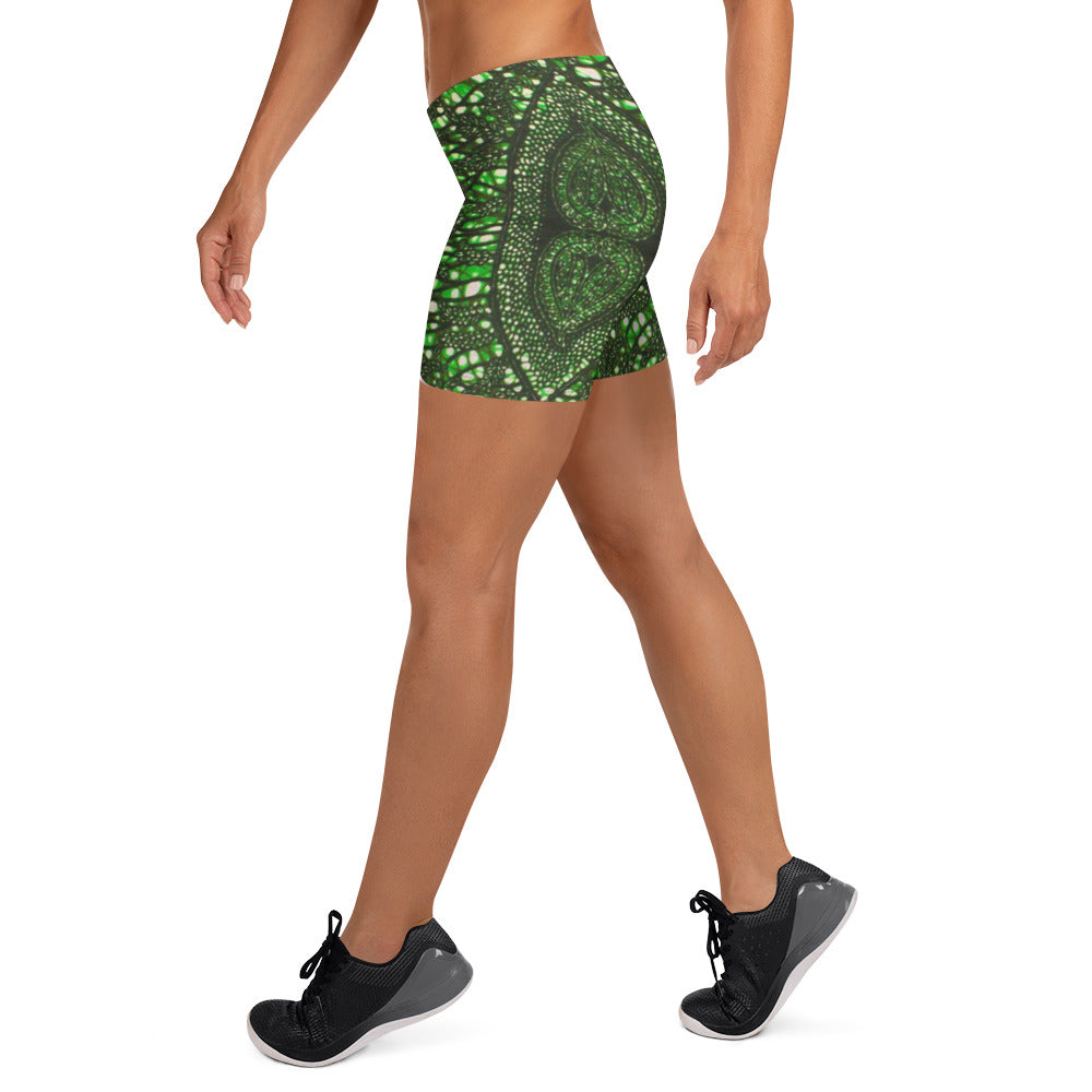 Green Peas Ankara Shorts