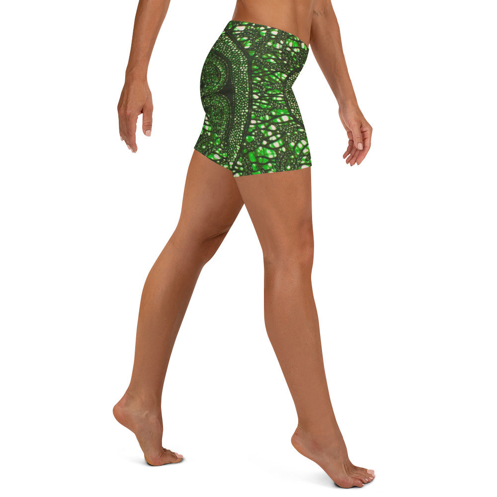 Green Peas Ankara Shorts