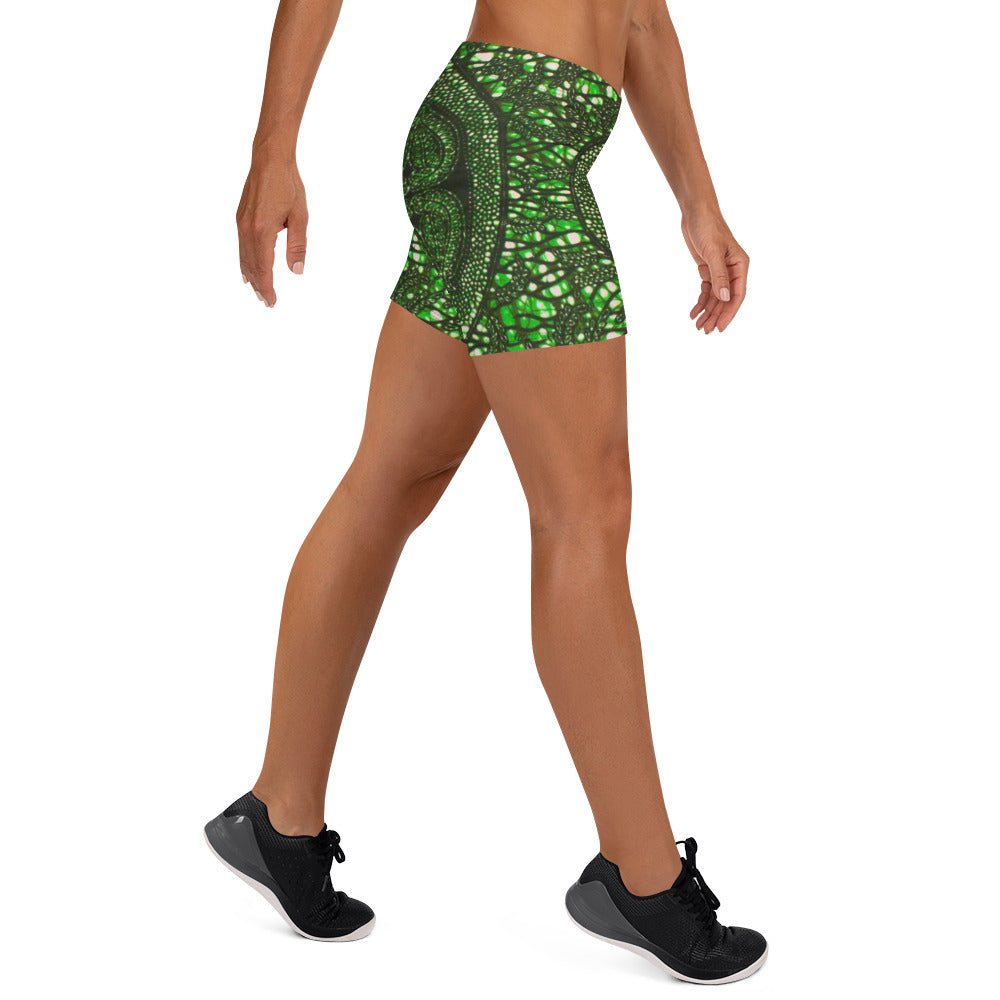 Green Peas Ankara Shorts