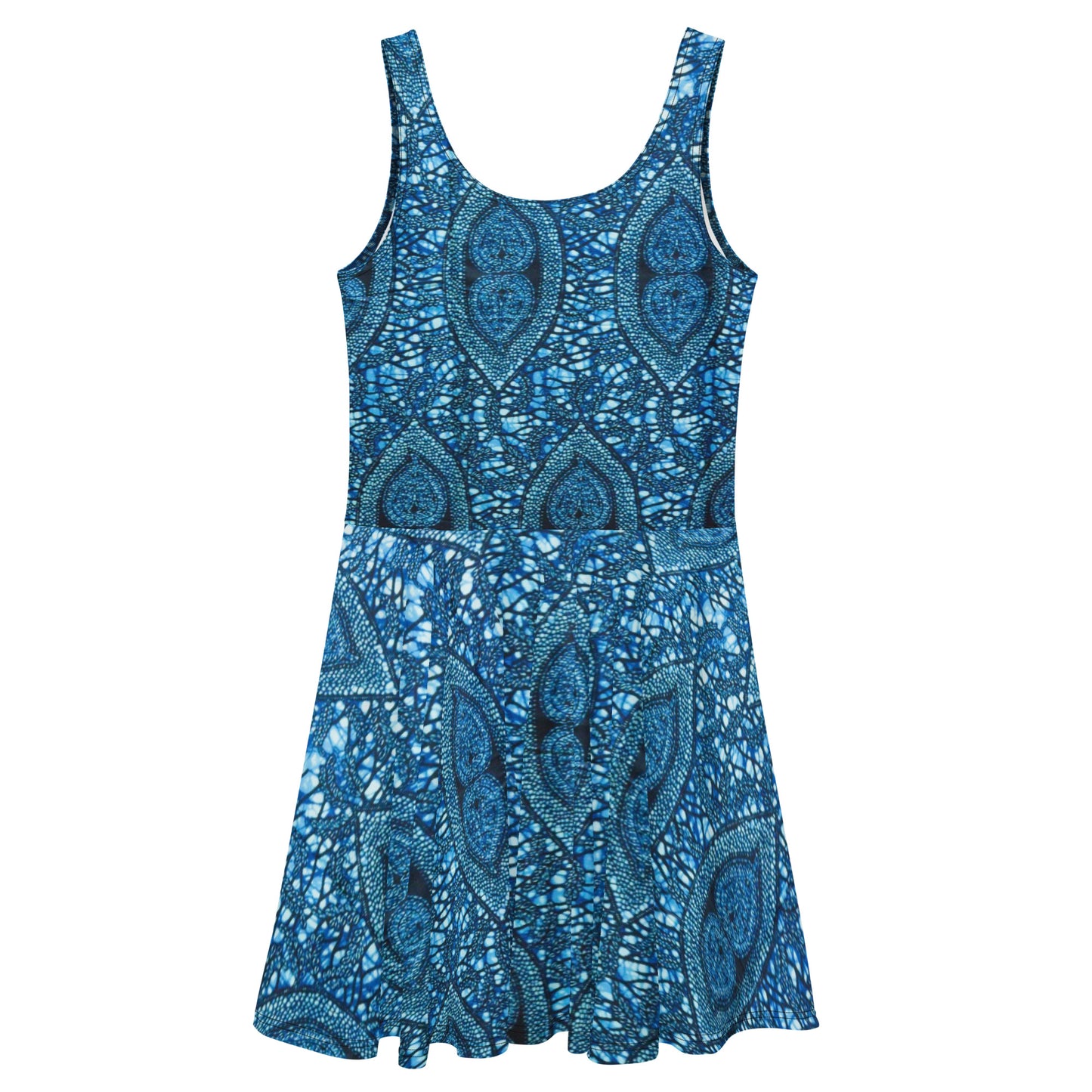 Blue Peas Ankara Skater Dress