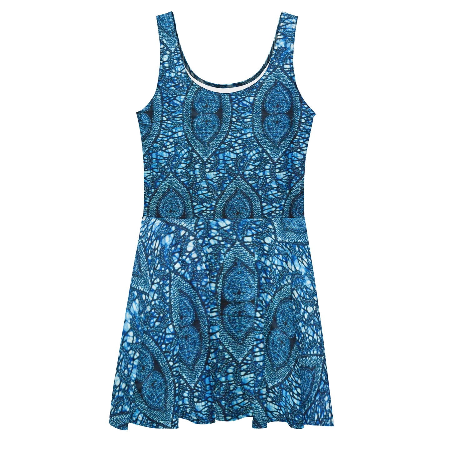 Blue Peas Ankara Skater Dress