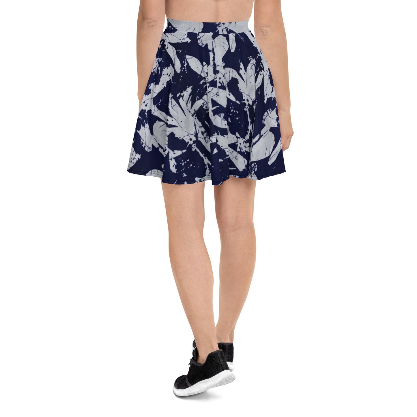 Indigo Adire Skater Skirt