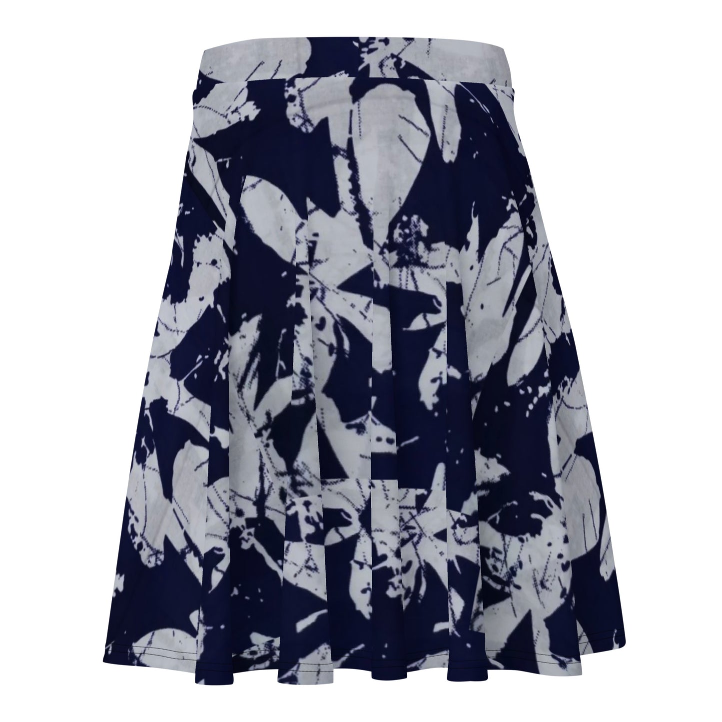 Indigo Adire Skater Skirt