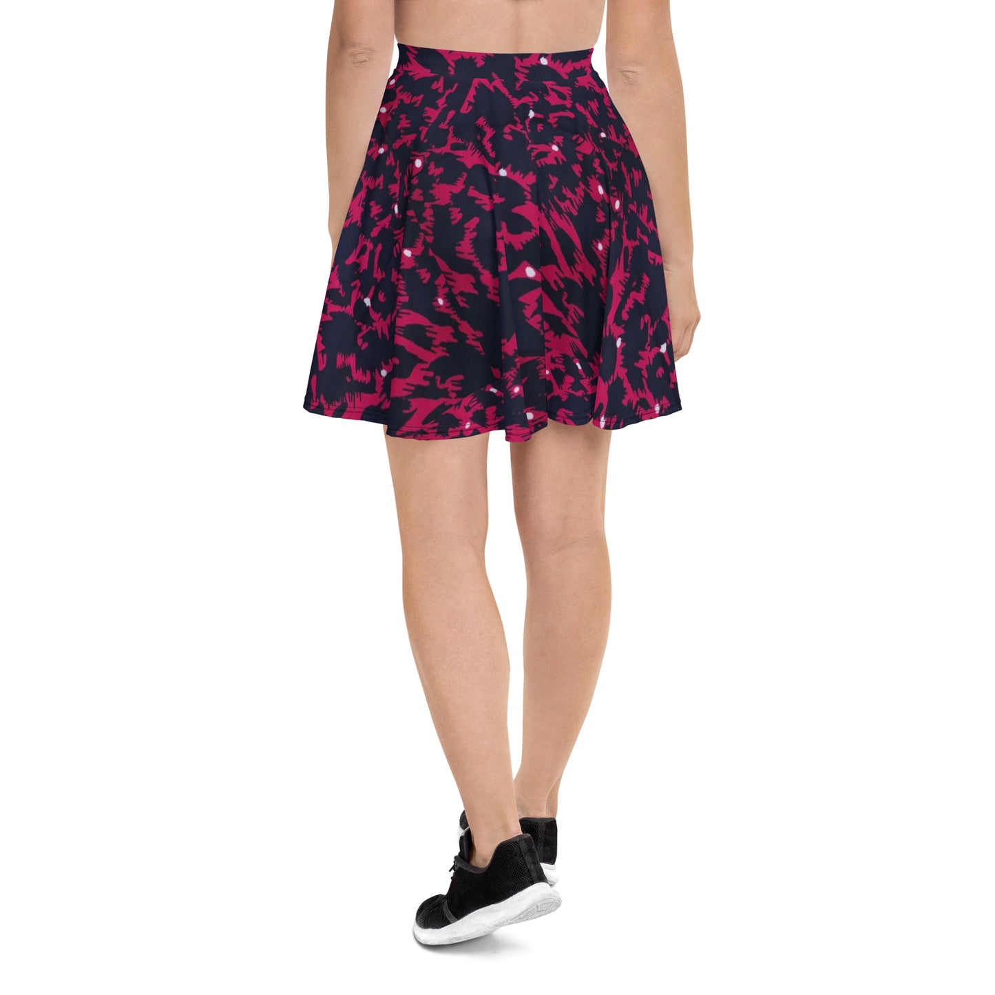 Pink Leopard Skater Skirt