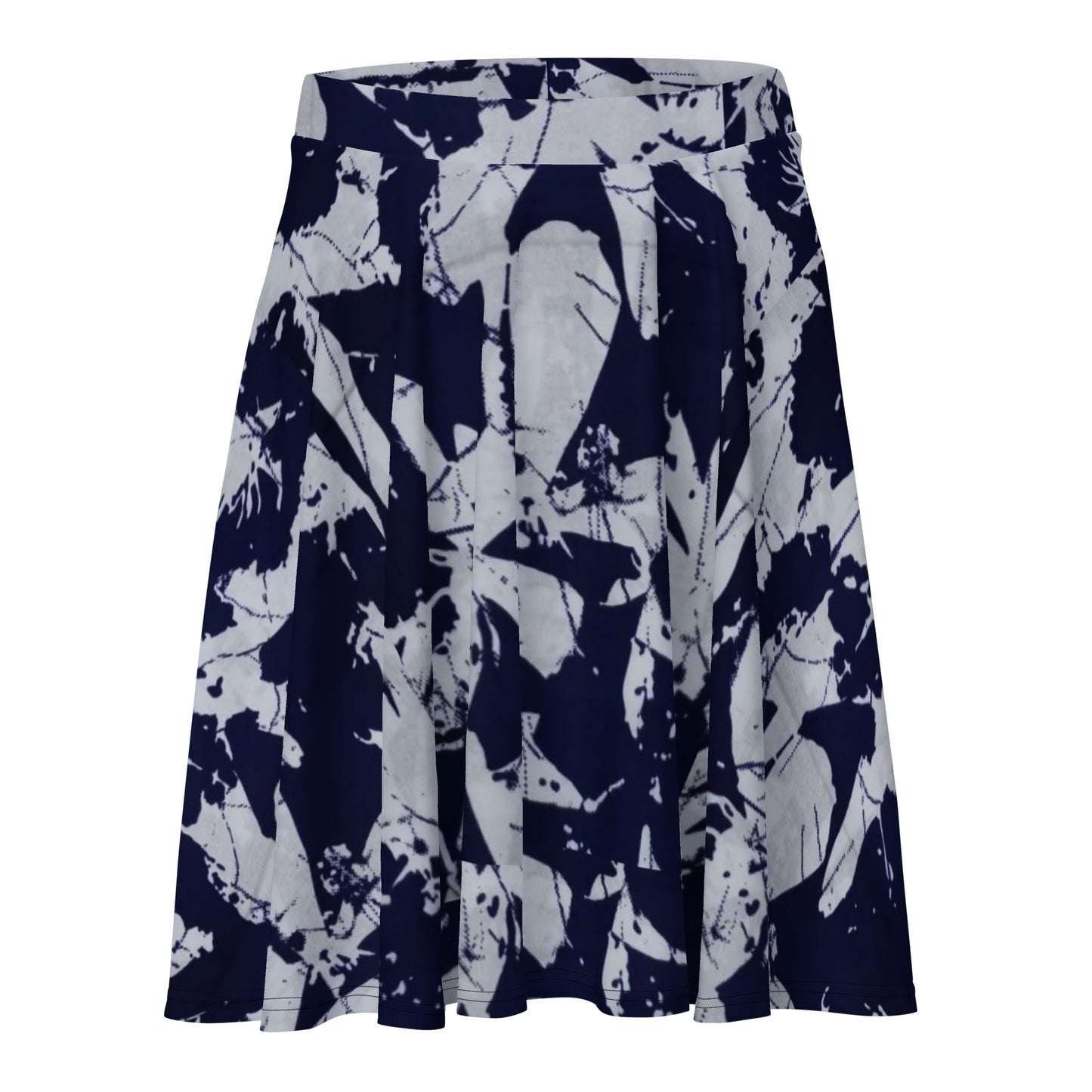 Indigo Adire Skater Skirt